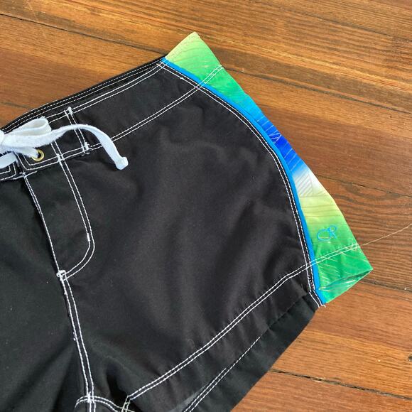 Y2K Op Mid Rise Board Shorts - Picture 4 of 5